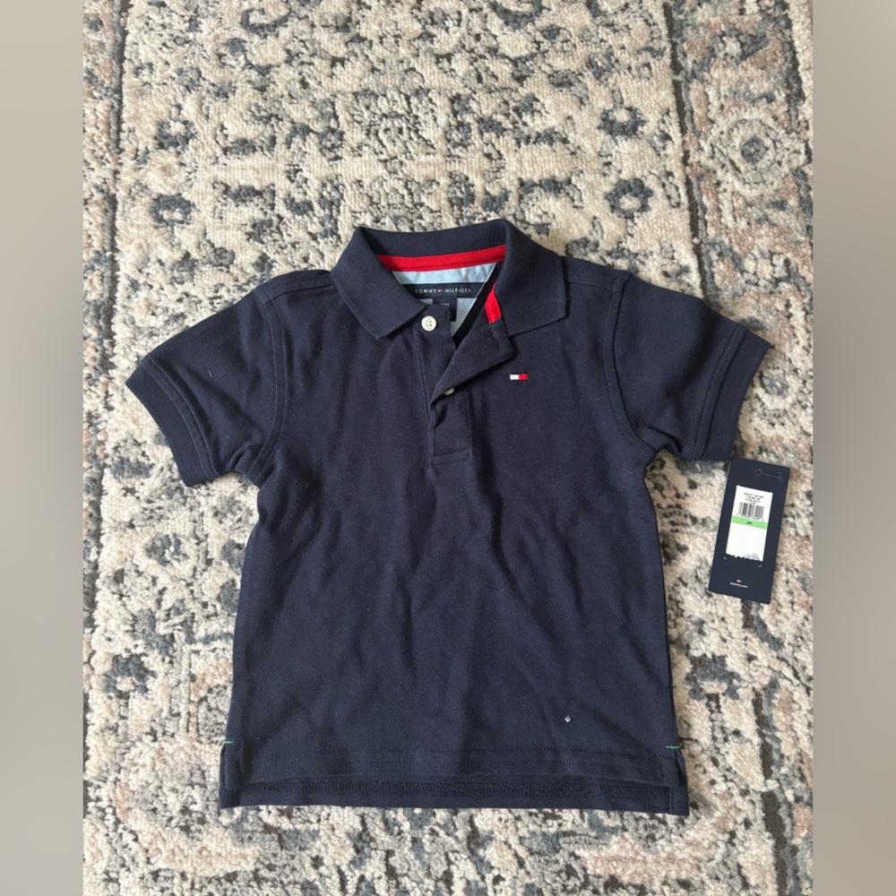 Tommy Hilfiger baby Navy Polo Shirt NWT